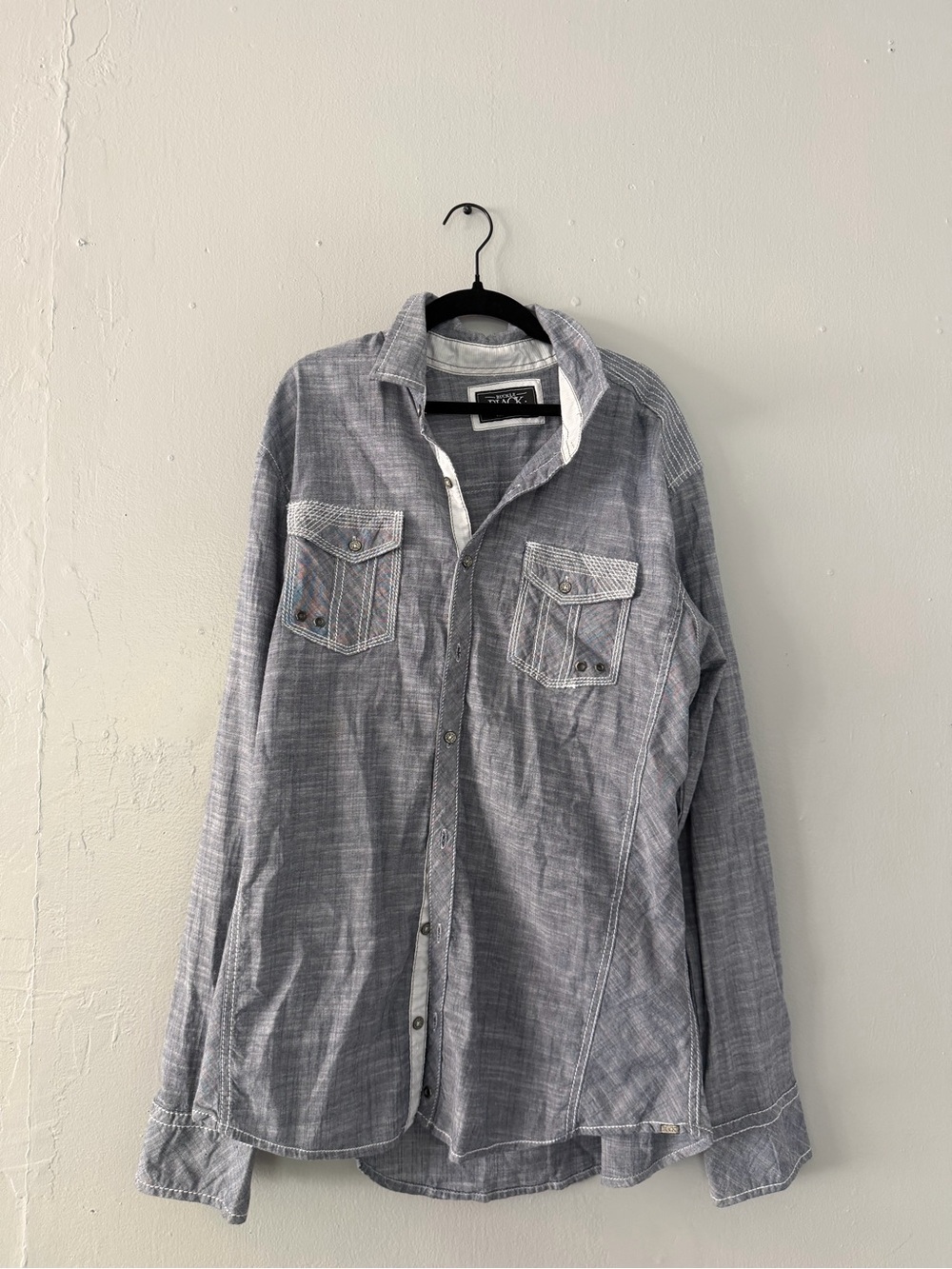Buckle Black Button Up